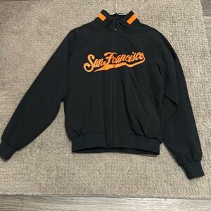 Majestic San Francisco giants zip up jacket